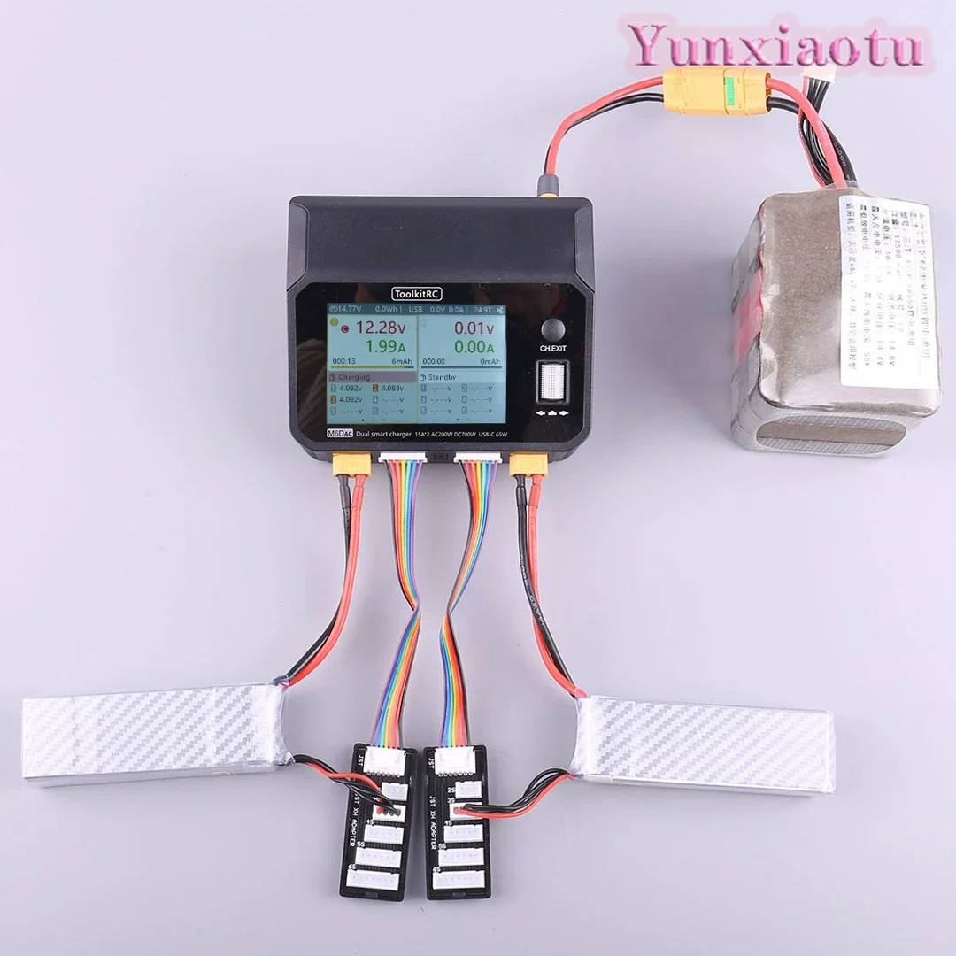 Toolkitrc M6Dac Smart Charger - شاحن ذكي متعدد القنوات ToolkitRC M6DAC،