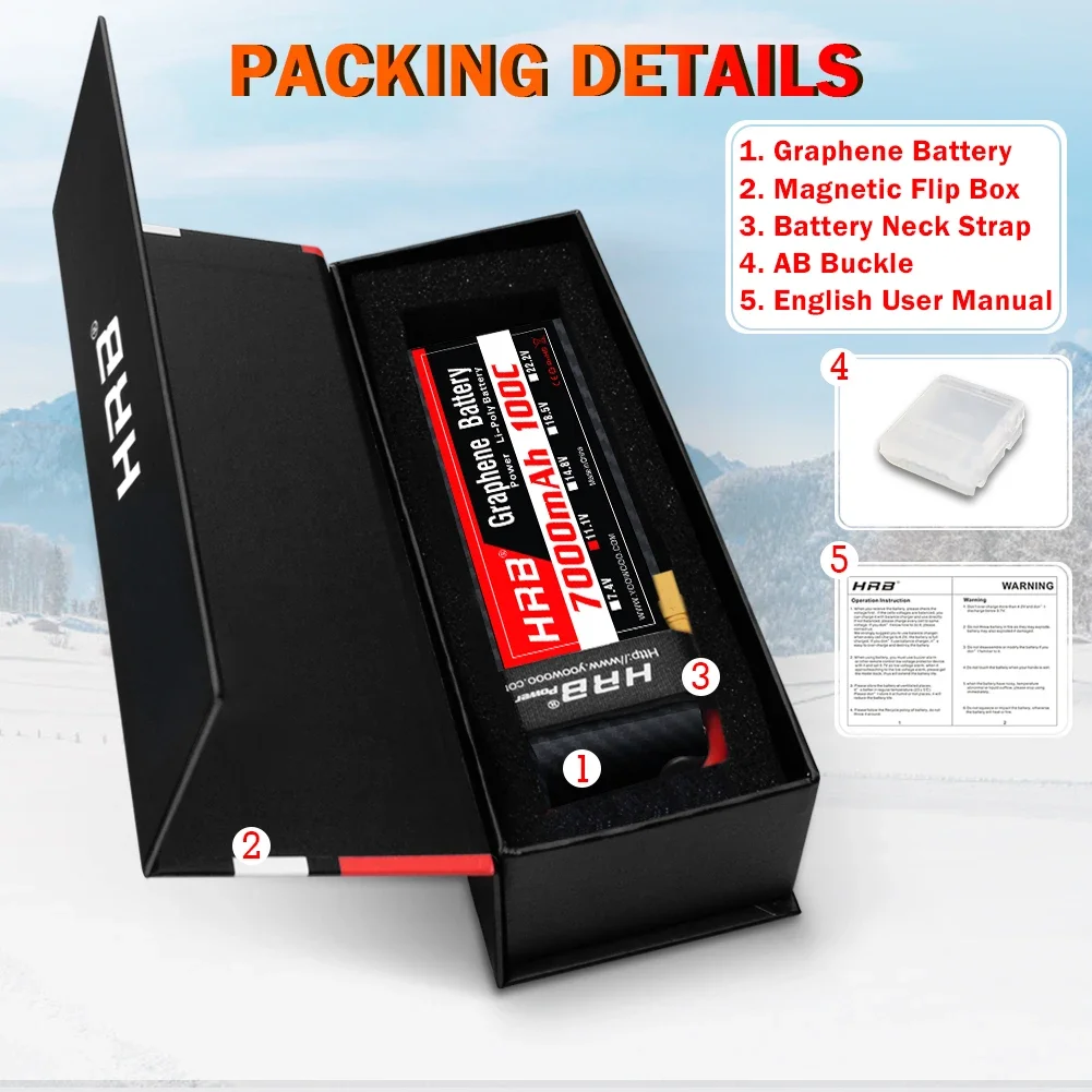 4S Lipo Battery 14.8V 6000Mah - بطارية جرافين 2S 3S 4S 6S