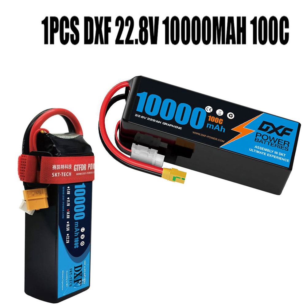 6S Lipo Battery 22.2V 5000Mah - DXF 6S يبو بطارية 10000mAh 22.2V