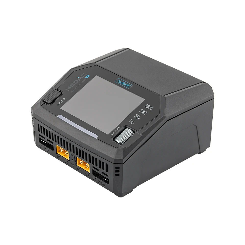 Toolkitrc M6Dac Smart Charger - شاحن وبطارية ليثيوم بوليمر ذكية ثنائية
