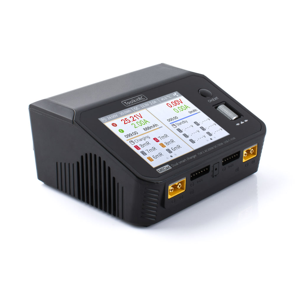 شاحن ToolkitRC M6DAC متعدد الو - مراجعة Toolkitrc M6Dac Smart Charger وسعره