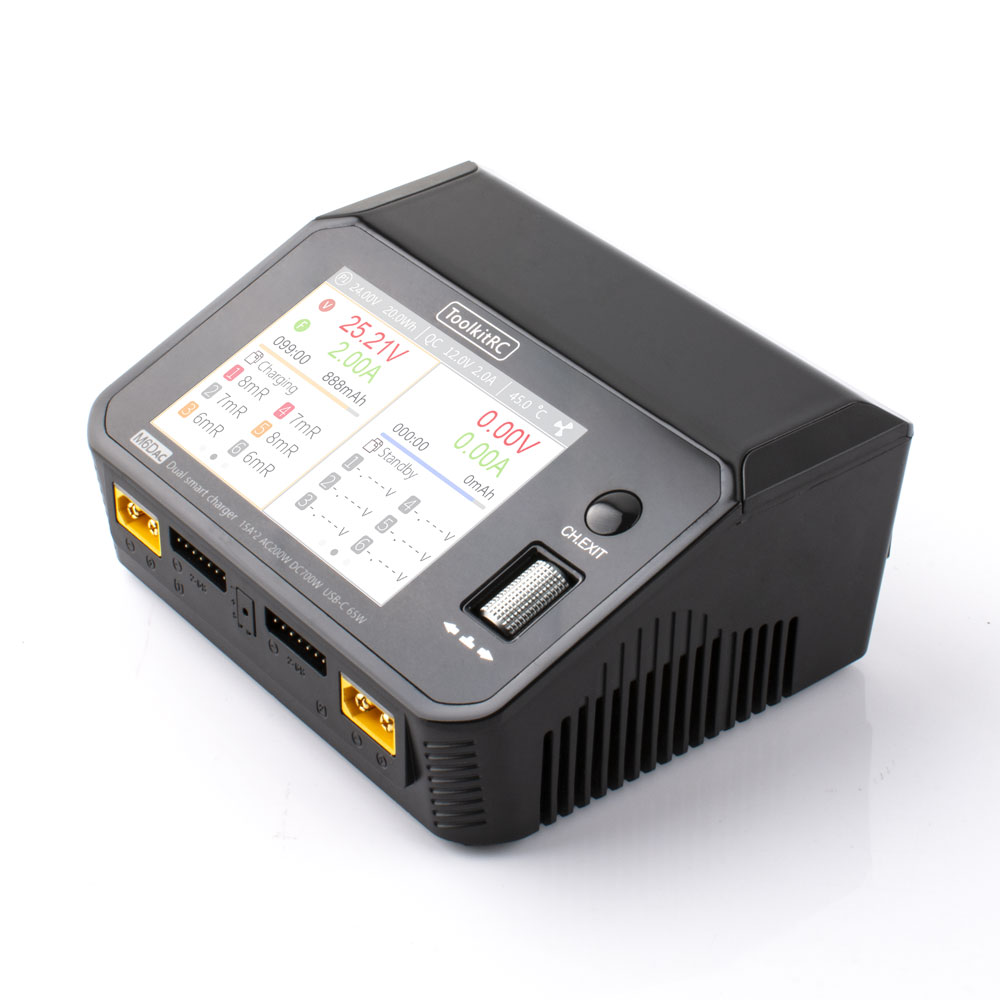 شاحن ToolkitRC M6DAC متعدد الو - مراجعة Toolkitrc M6Dac Smart Charger وسعره