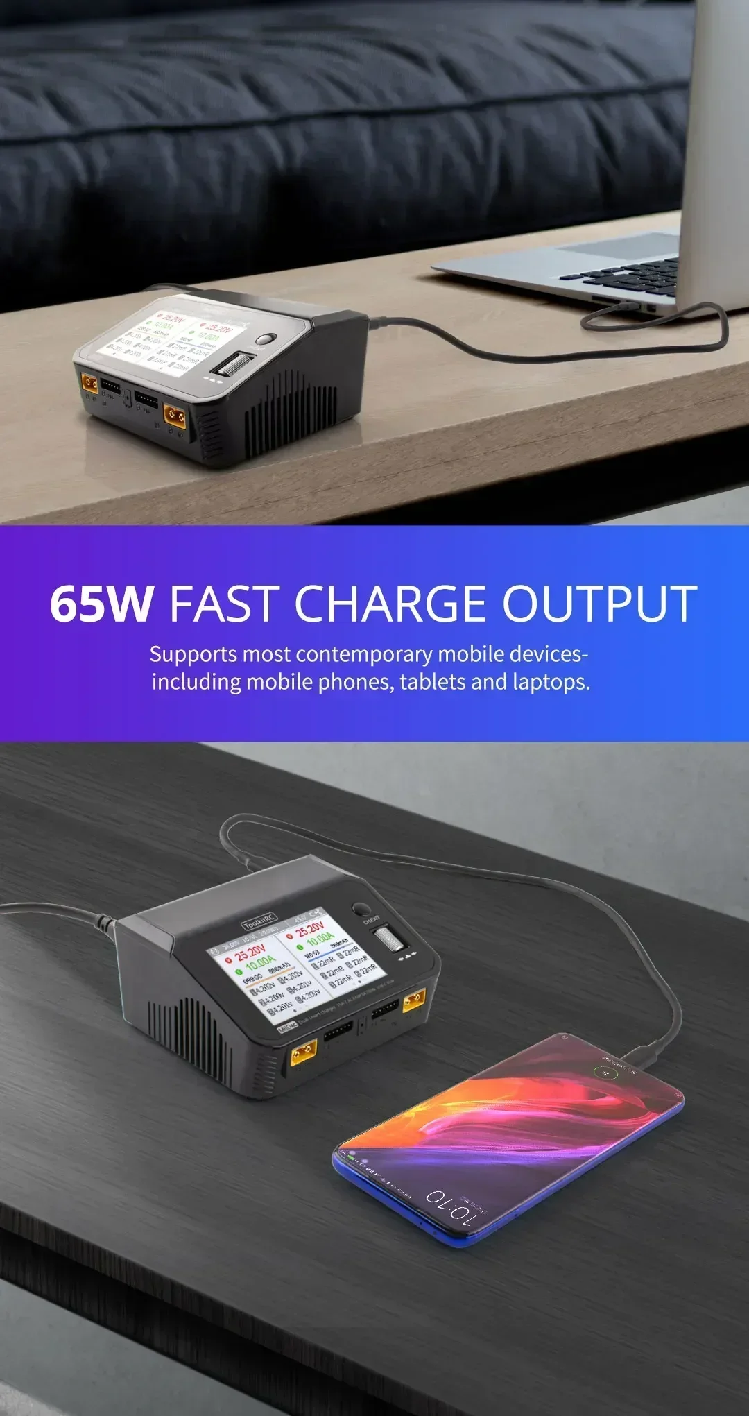 شاحن ذكي متعدد الاستخدامات Too - مراجعة Toolkitrc M6Dac Smart Charger وسعره