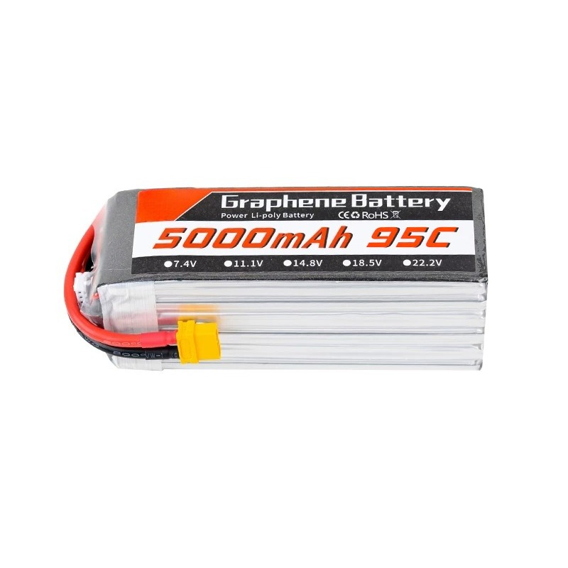 بطارية ليثيوم بوليمر جرافين 50 - مراجعة 6S Lipo Battery 22.2V 5000Mah وسعره
